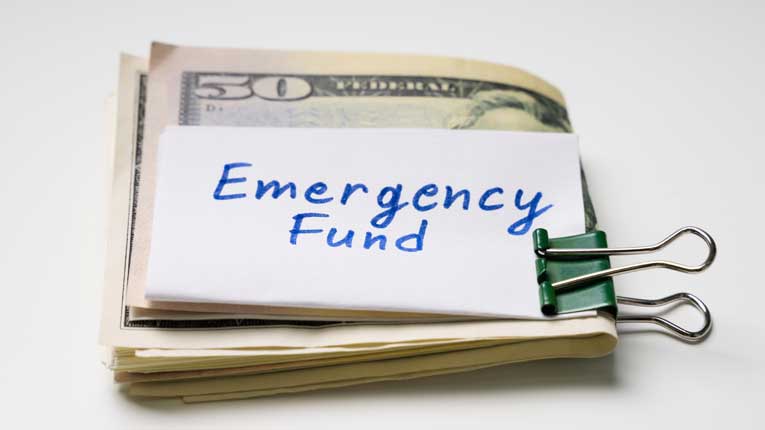 Use an emergency fund to save for the unexpected